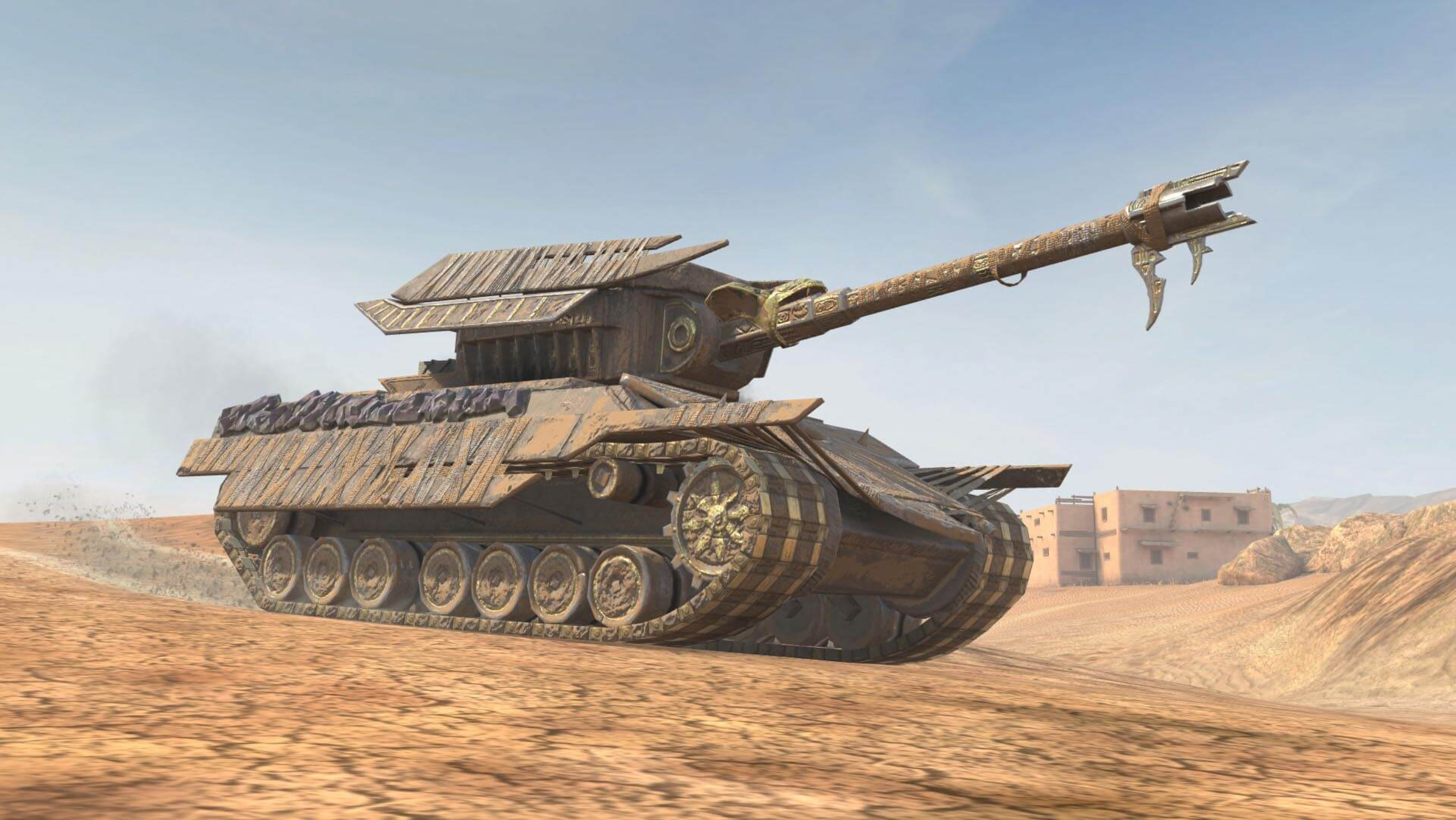 Фараон — выдуманный разработчиками тяжелый танк седьмого уровня. Его можно было получить в рамках специального события