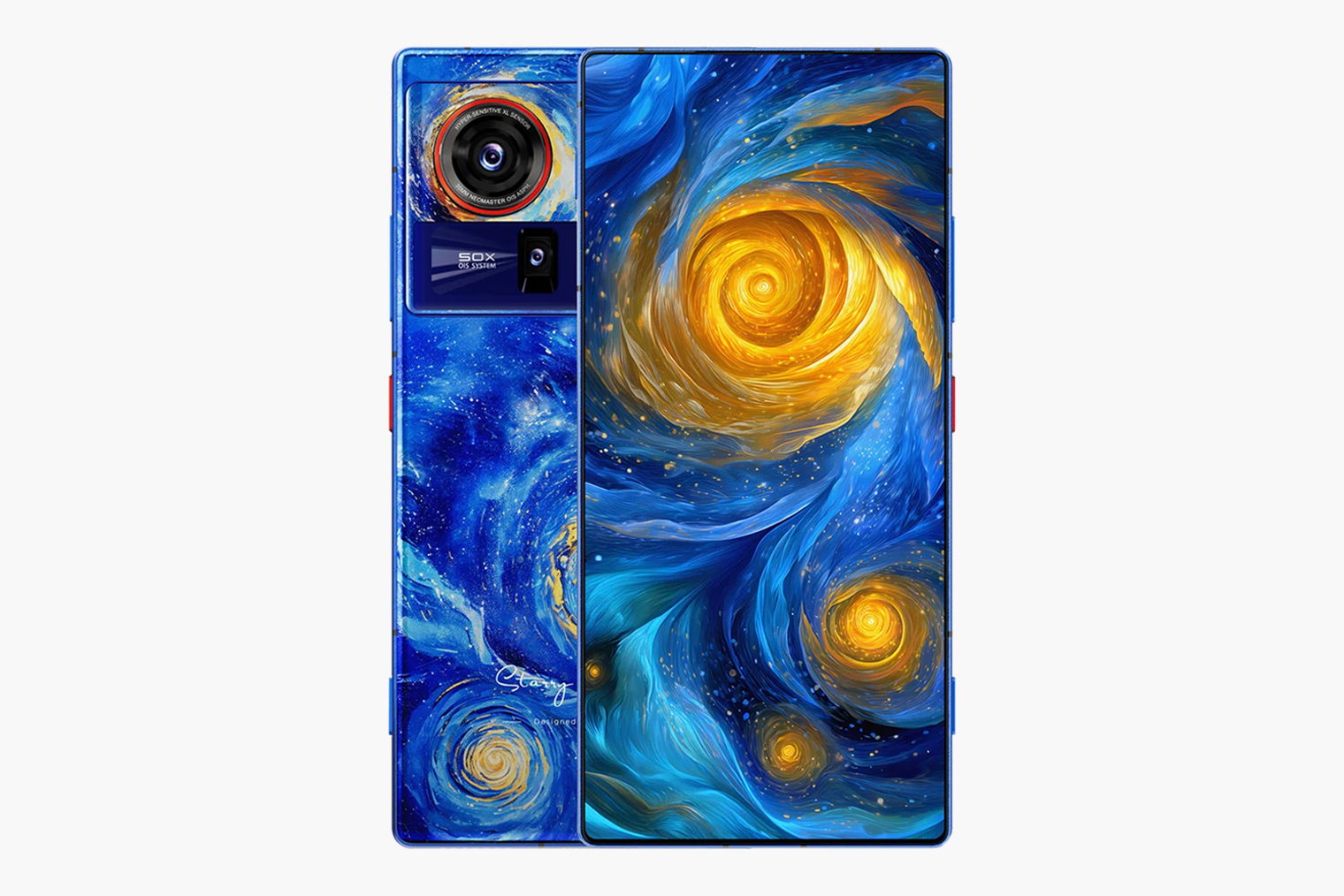 Nubia Z80 Ultra с принтом в стиле Ван Гога