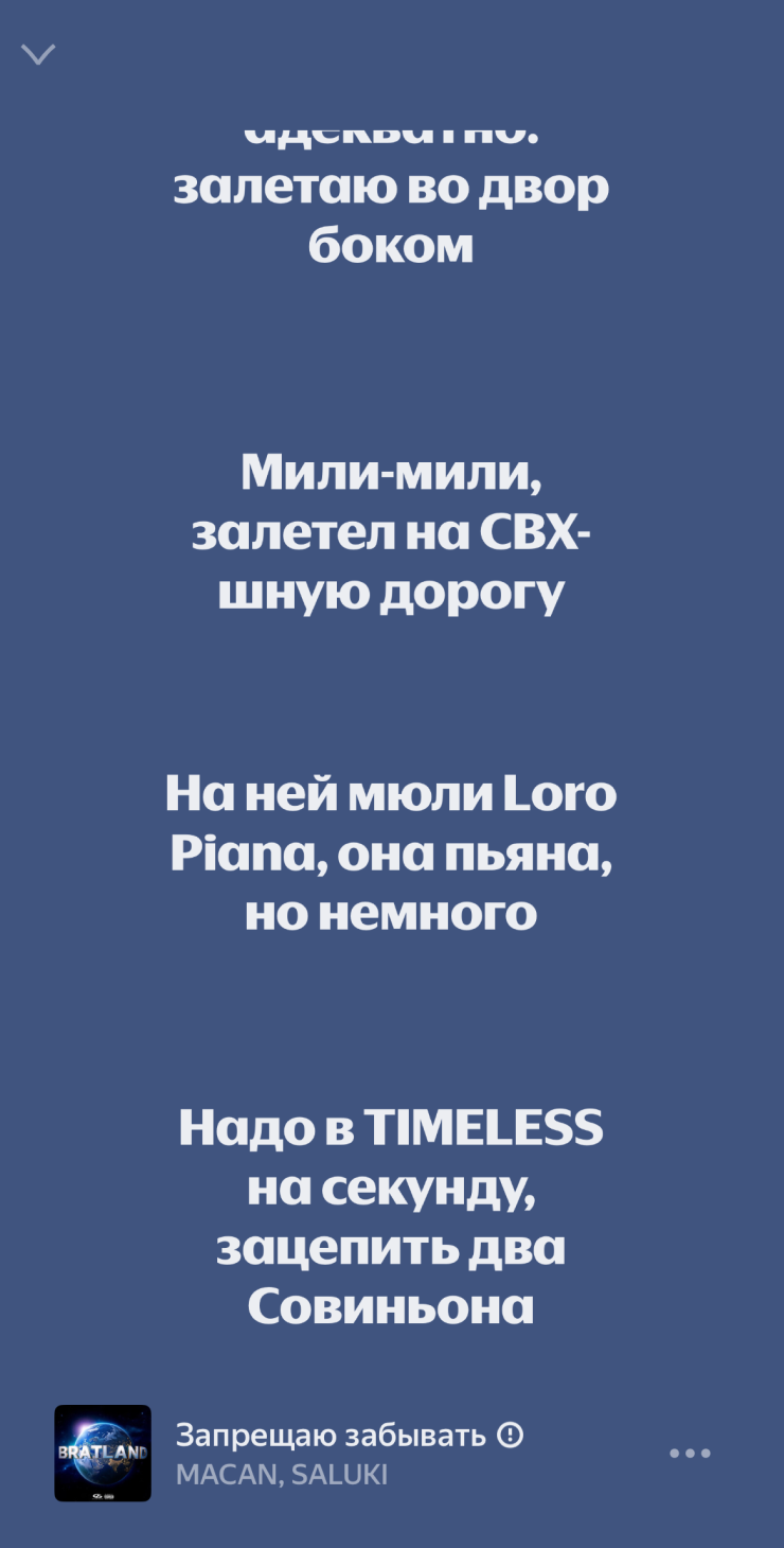 Я не понимаю ни слова