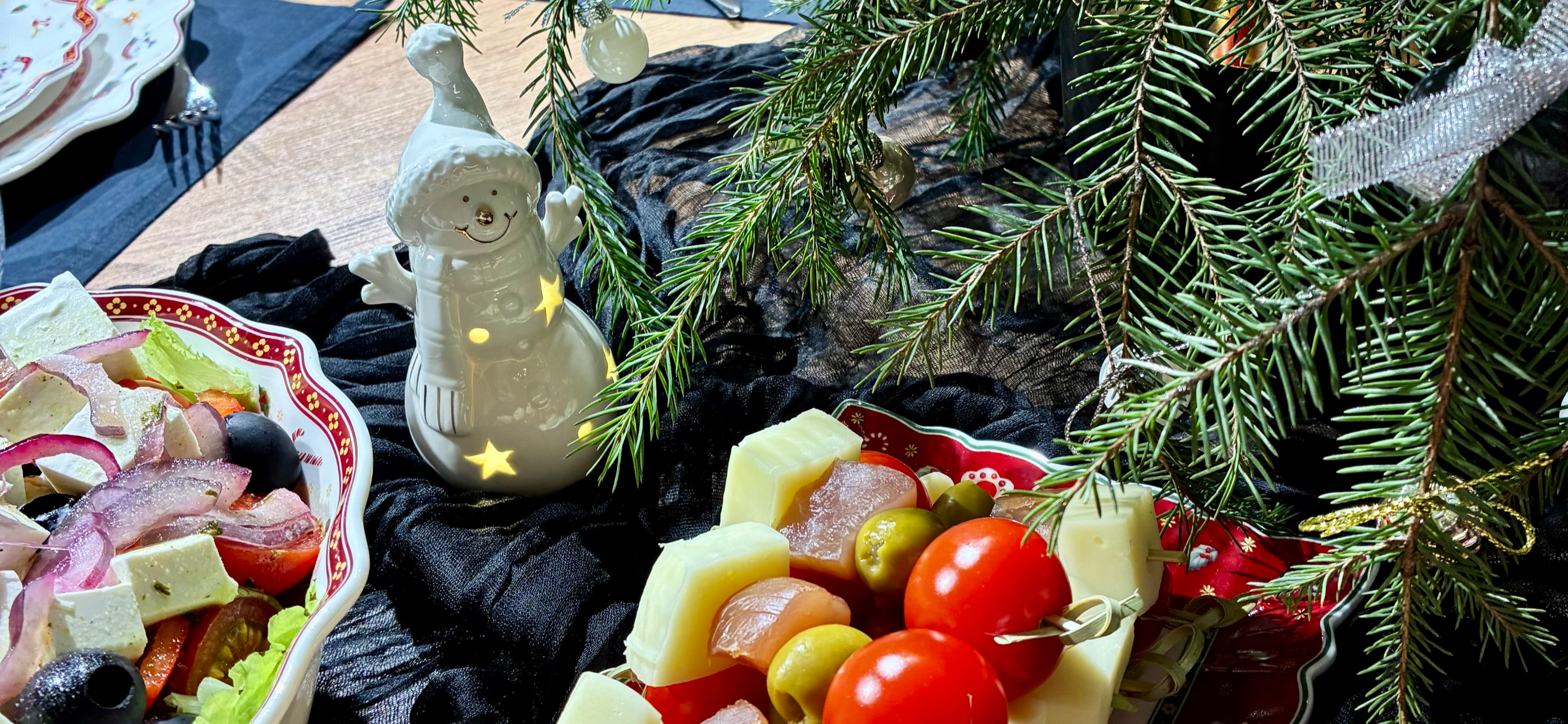 Мое застолье: семейный новогодний ужин без майонезных салатов