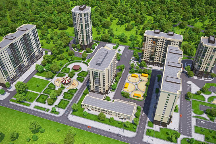 Проект ЖК «Зеленоград-Сити», который был сдан в 2020⁠—⁠2022 годах. Источник: cian.ru