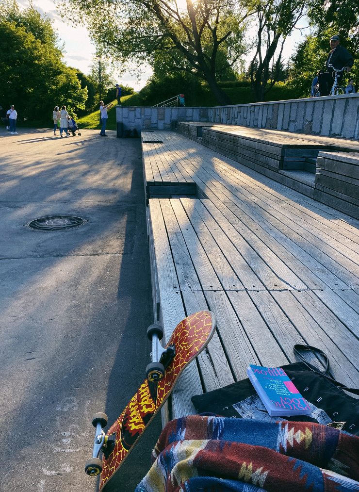 В парке Победы нет скейт-парка, но хорошие дорожки. Фото: Ольга Тройникова