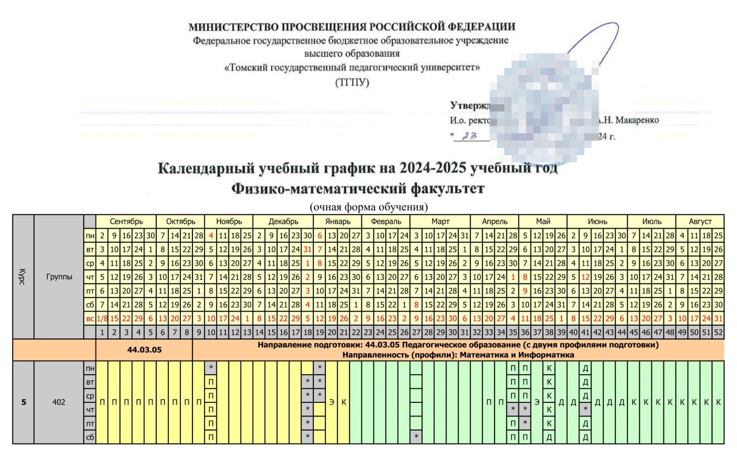 Студенты-математики ТГПУ им. Л. Н. Толстого уходят на каникулы с 20 по 26 января. Итого — неделя отдыха