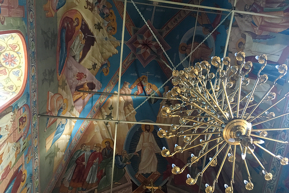 Те самые росписи на потолках Знаменской церкви