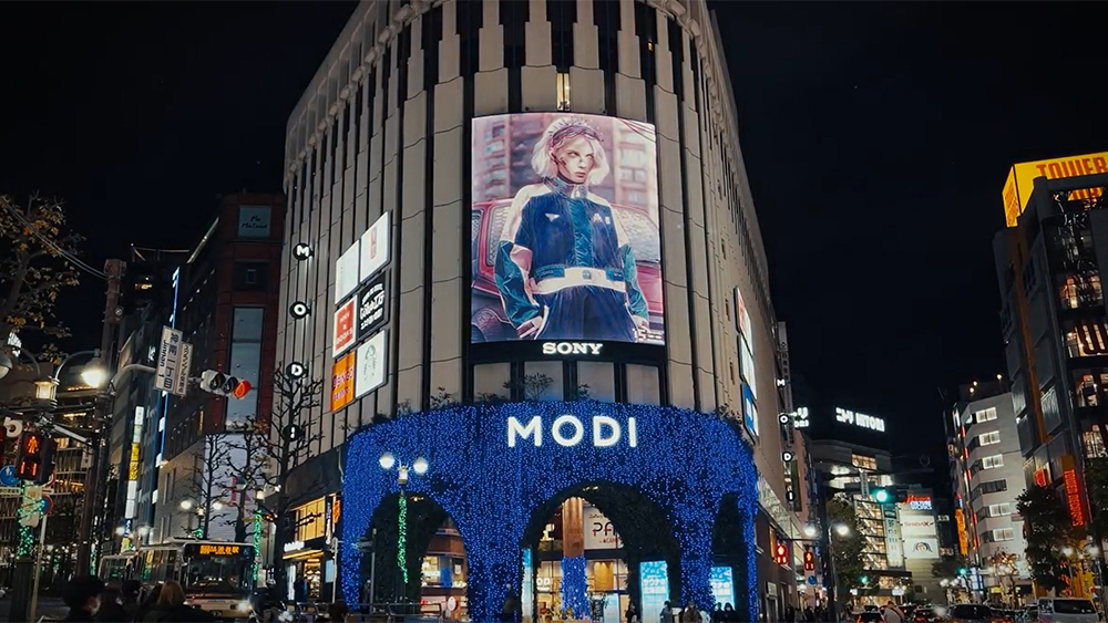 Мой арт TSARÉVNA показывали на билбордах в центре Токио зимой и повторно летом 2022 года