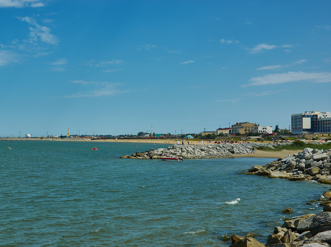 Побережье Каспийска, фото