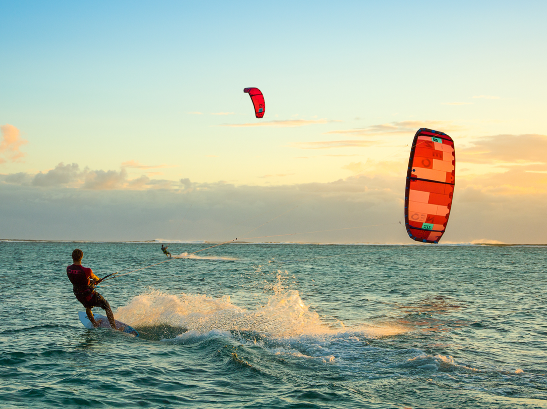 Кайтер на Ле Морне фото