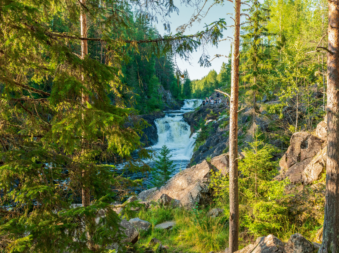 Водопад Кивач, фото