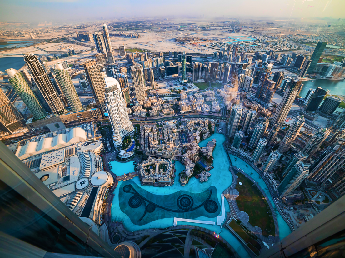 Вид с Бурдж-Халифы