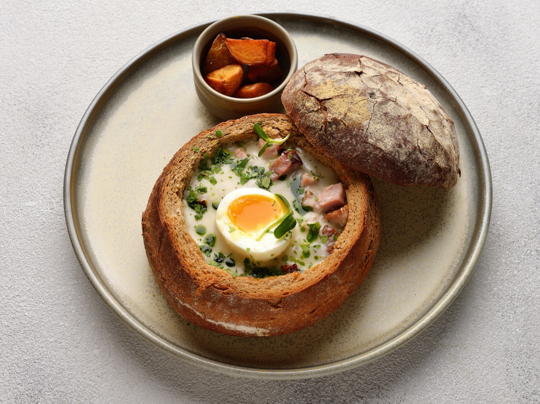 Суп журек в «Пармезане», фото