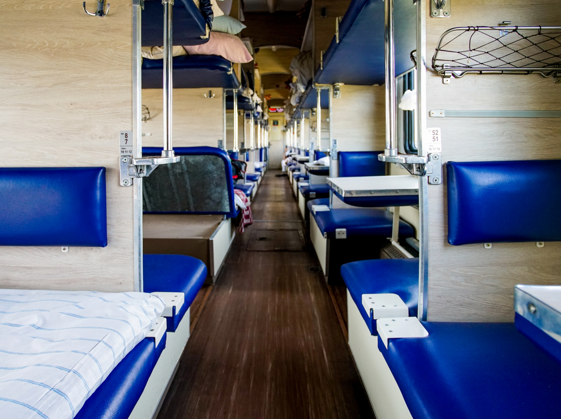 Места в плацкартном вагоне