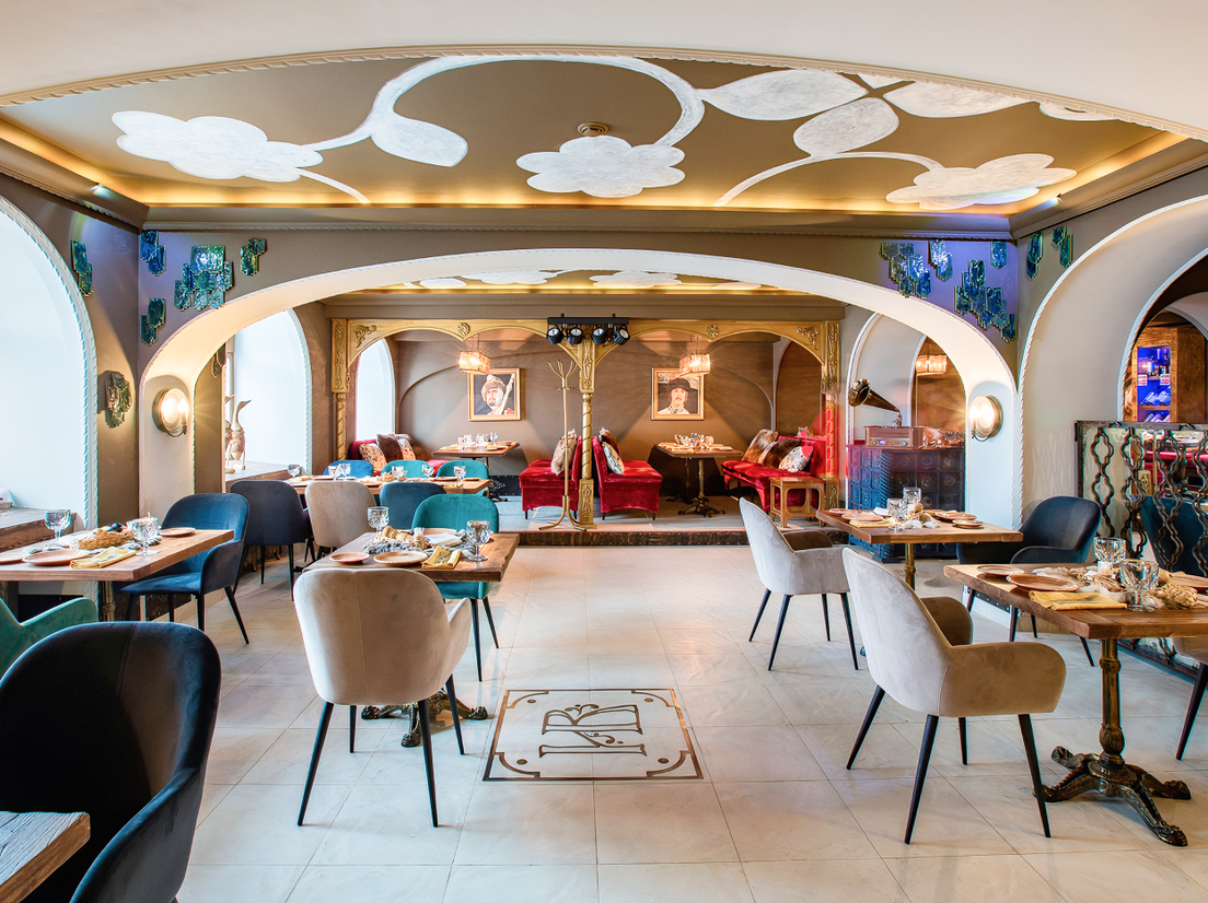 Интерьер ресторана «Иоанн Васильевич» в Ярославле