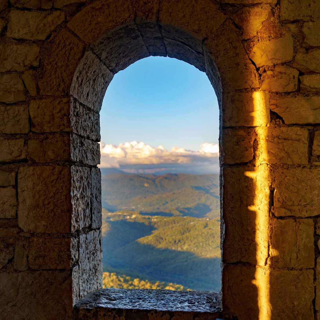 Вид из башни Ахун фото