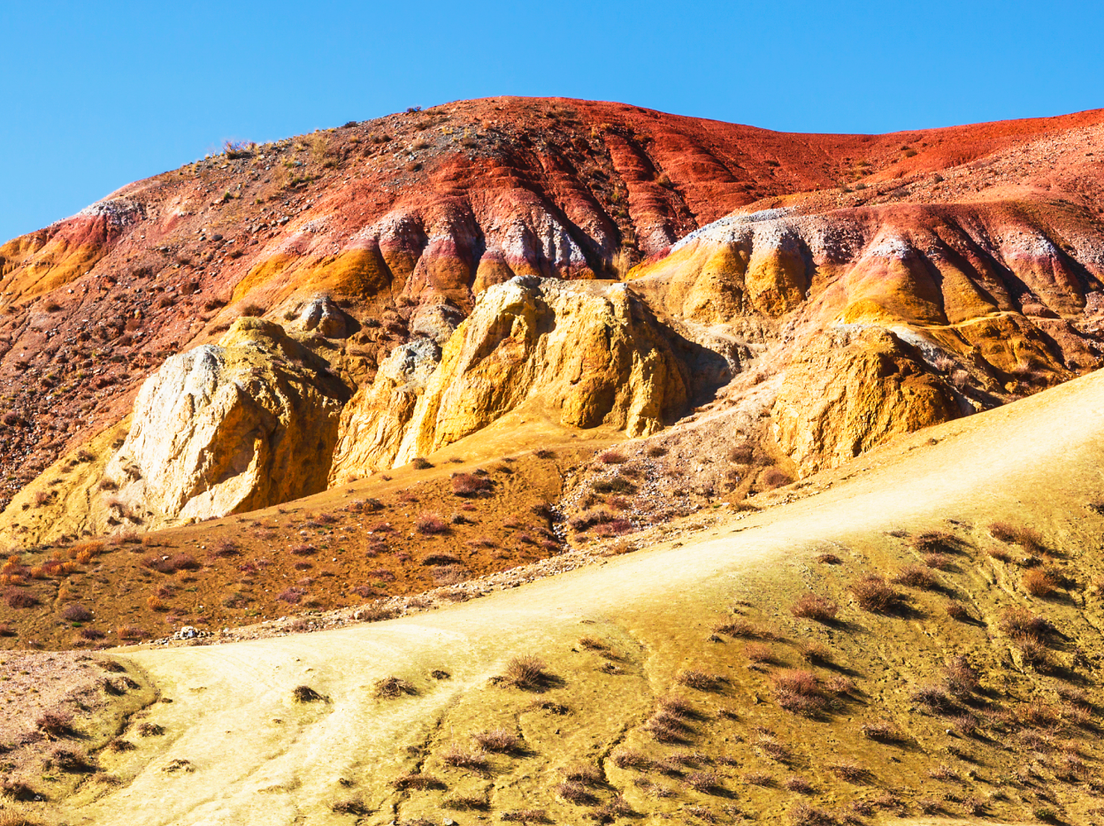 Горы в долине Кызыл-Чин, фото