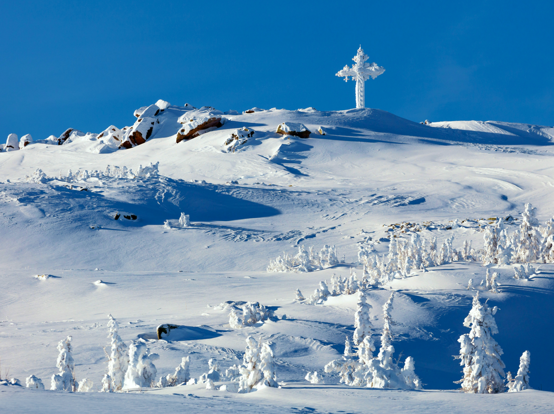 Вершина горы Курган