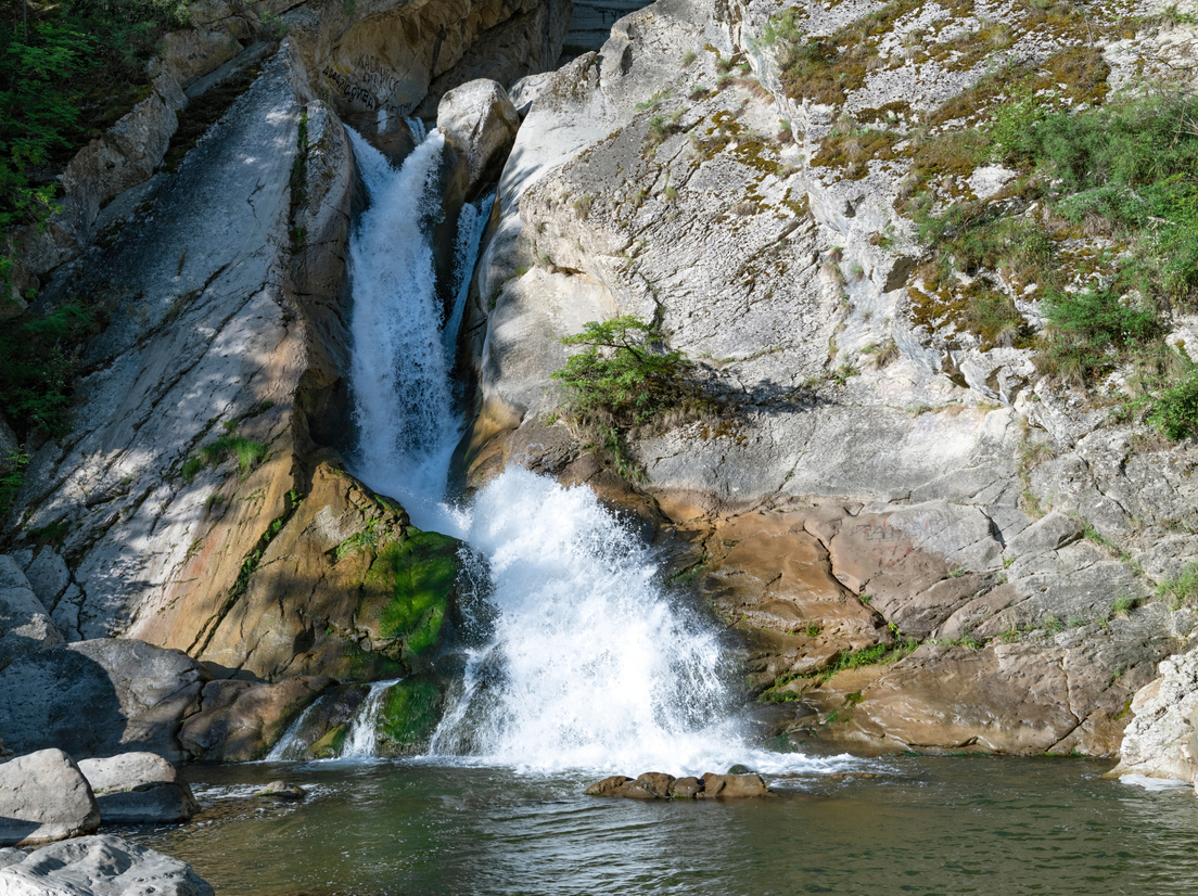 Водопад Ханагский, фото