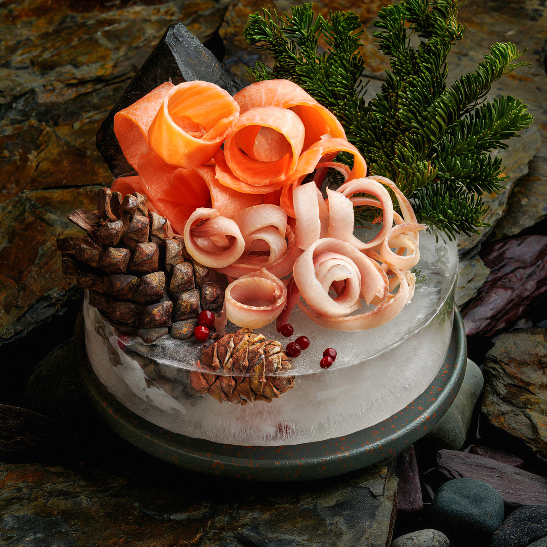 Блюдо из ресторана «Три совы», Шерегеш