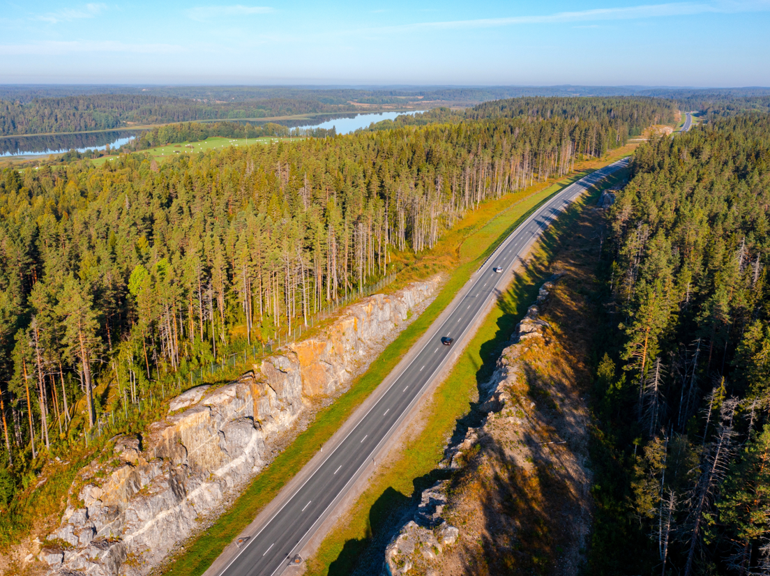 Трасса в Карелии, фото