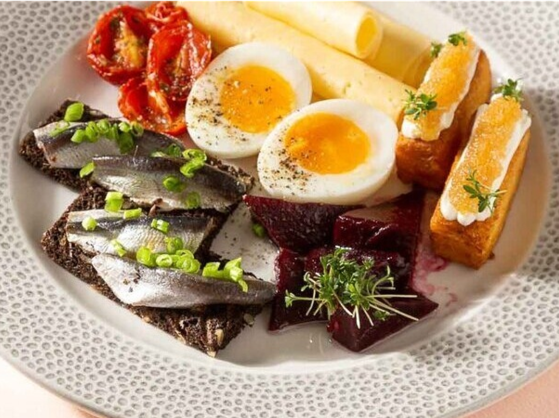 Балтийский завтрак в «Круассан Кафе», фото