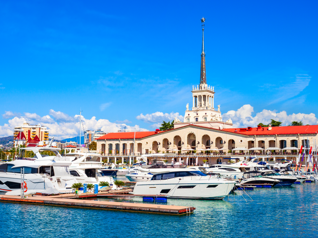 Морской вокзал Сочи, фото
