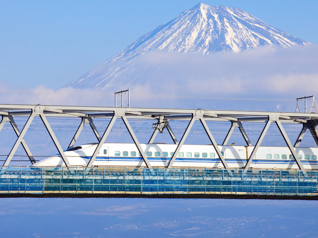 Скоростной поезд синкансэн, фото