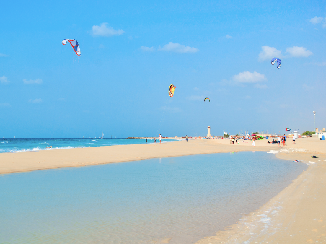 Пляж Кайт-бич в Дубае
