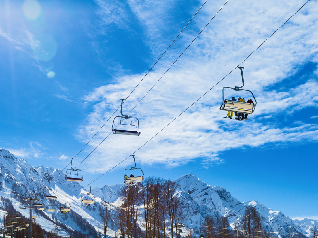 Красная Поляна зимой фото