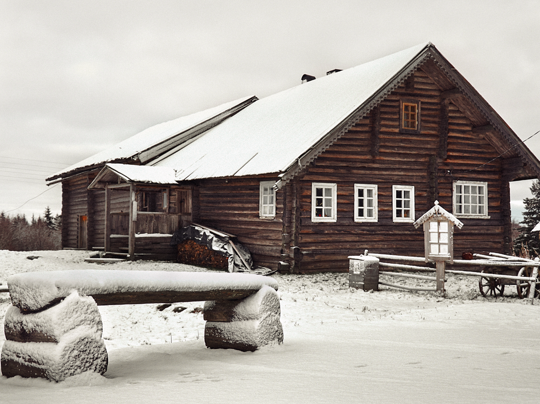 Исторический деревянный дом в Кинерме, фото