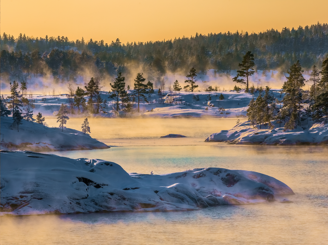 Карелия зимой, фото
