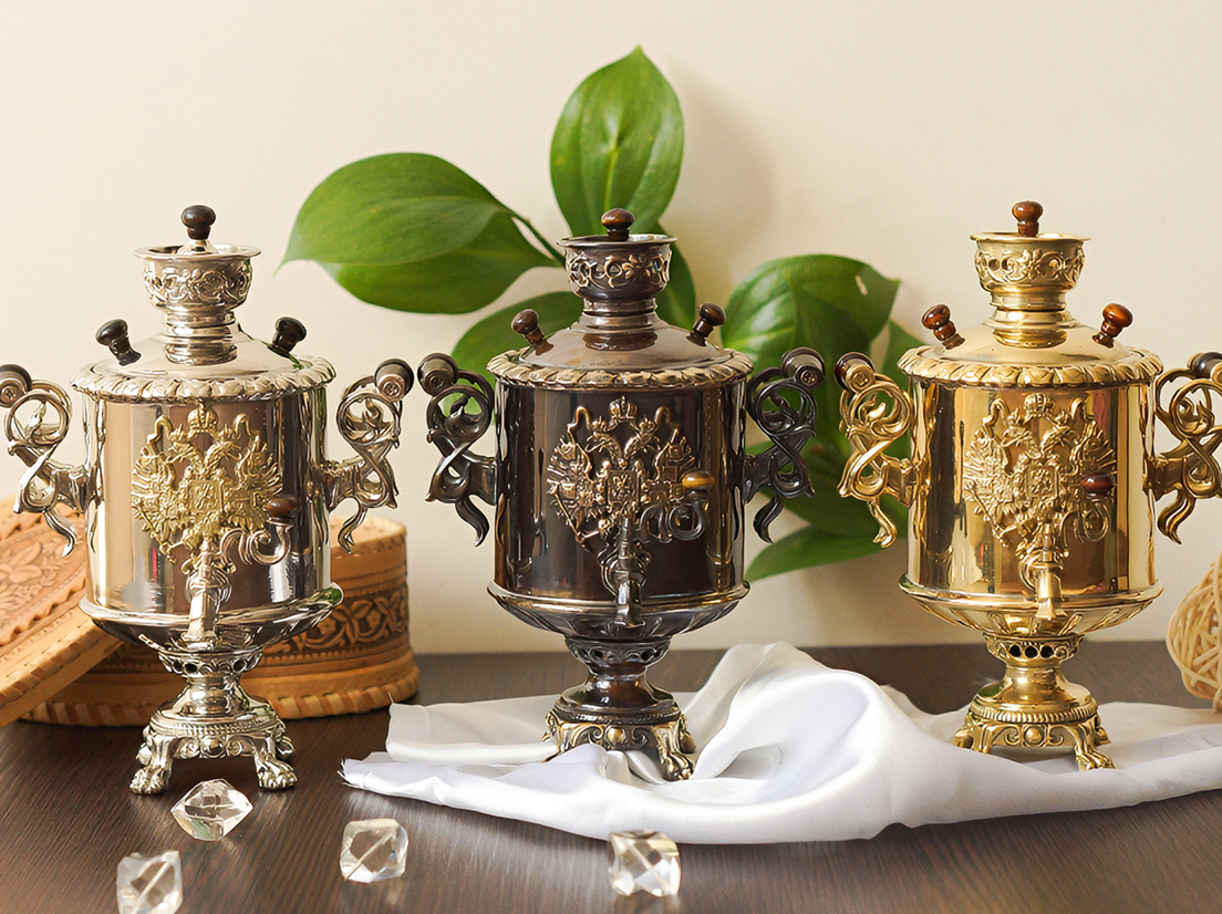Самовары от мастерской «Придворный фабрикантъ» фото