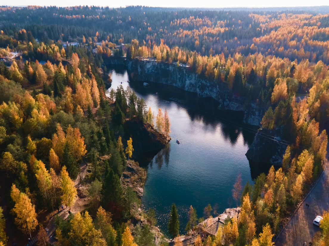 Карелия осенью, фото