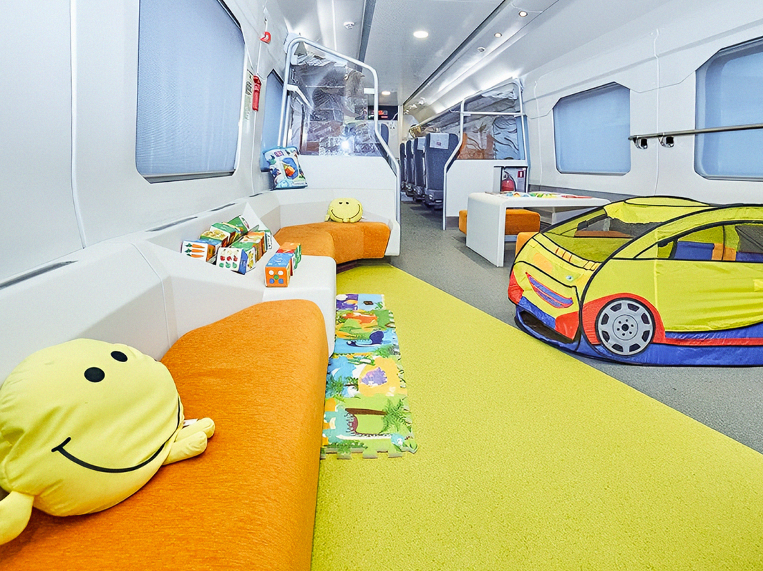 Игровая в поезде дальнего следования