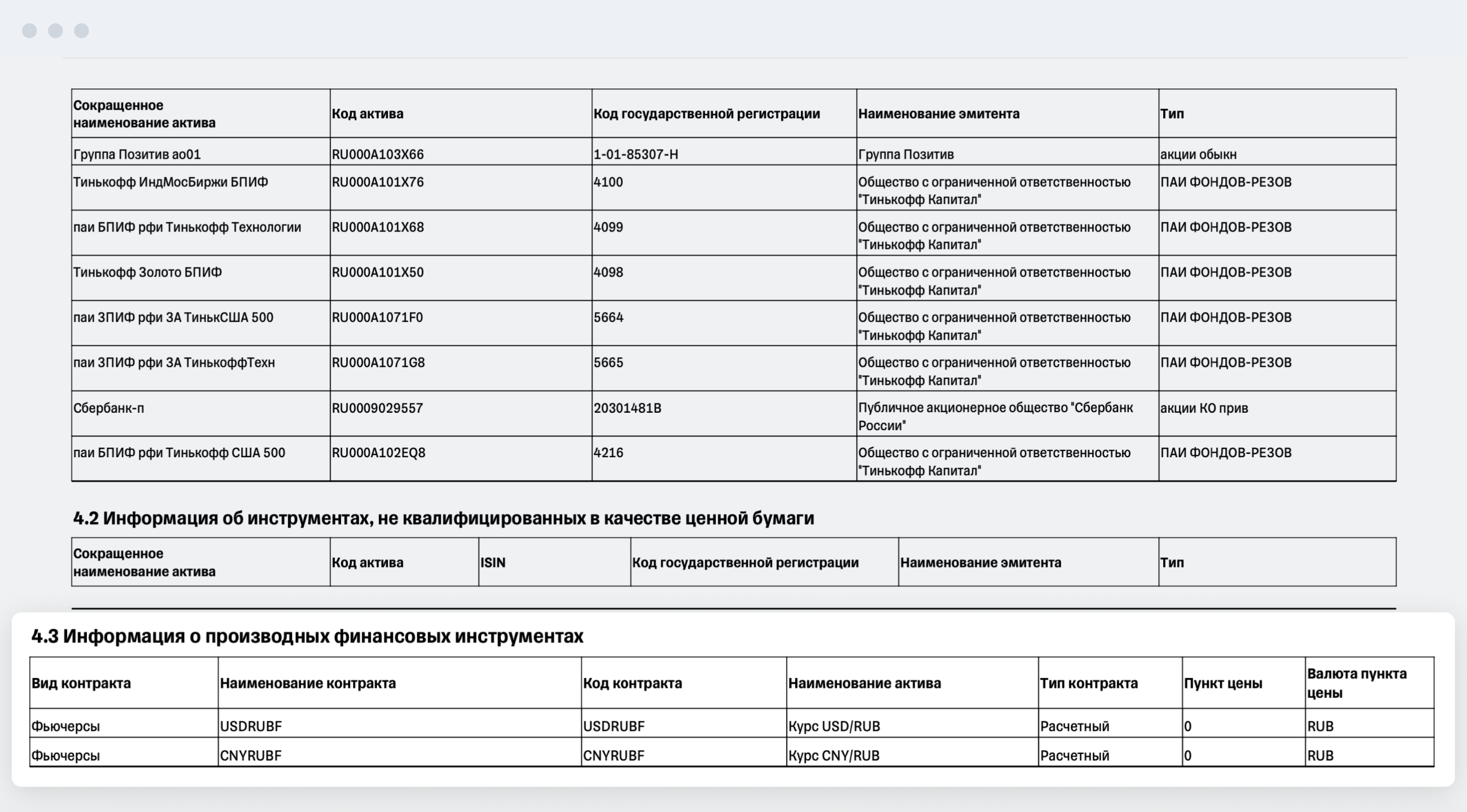 Как читать брокерский отчет