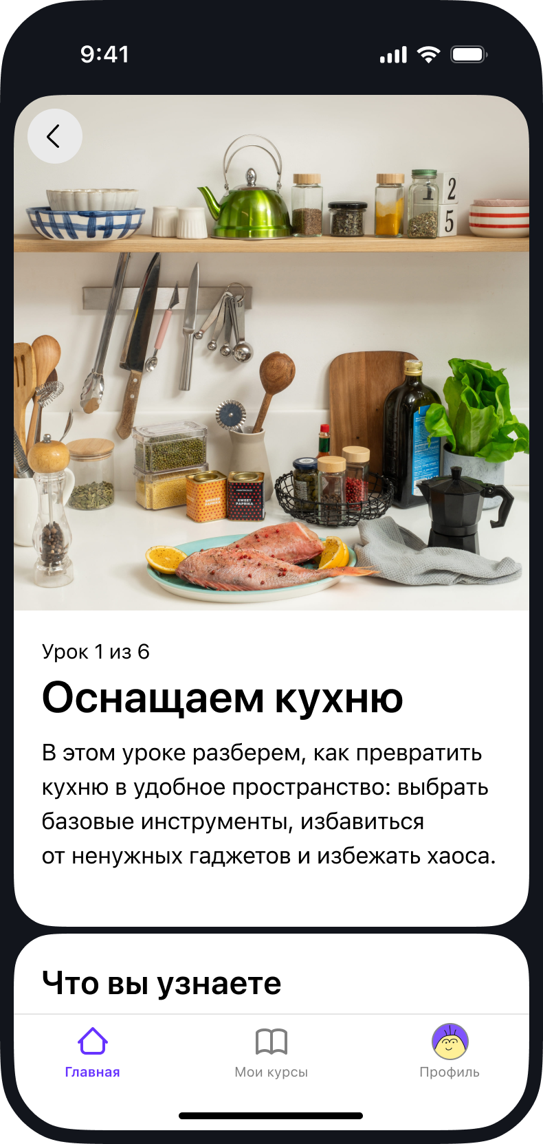 Скриншот из приложения