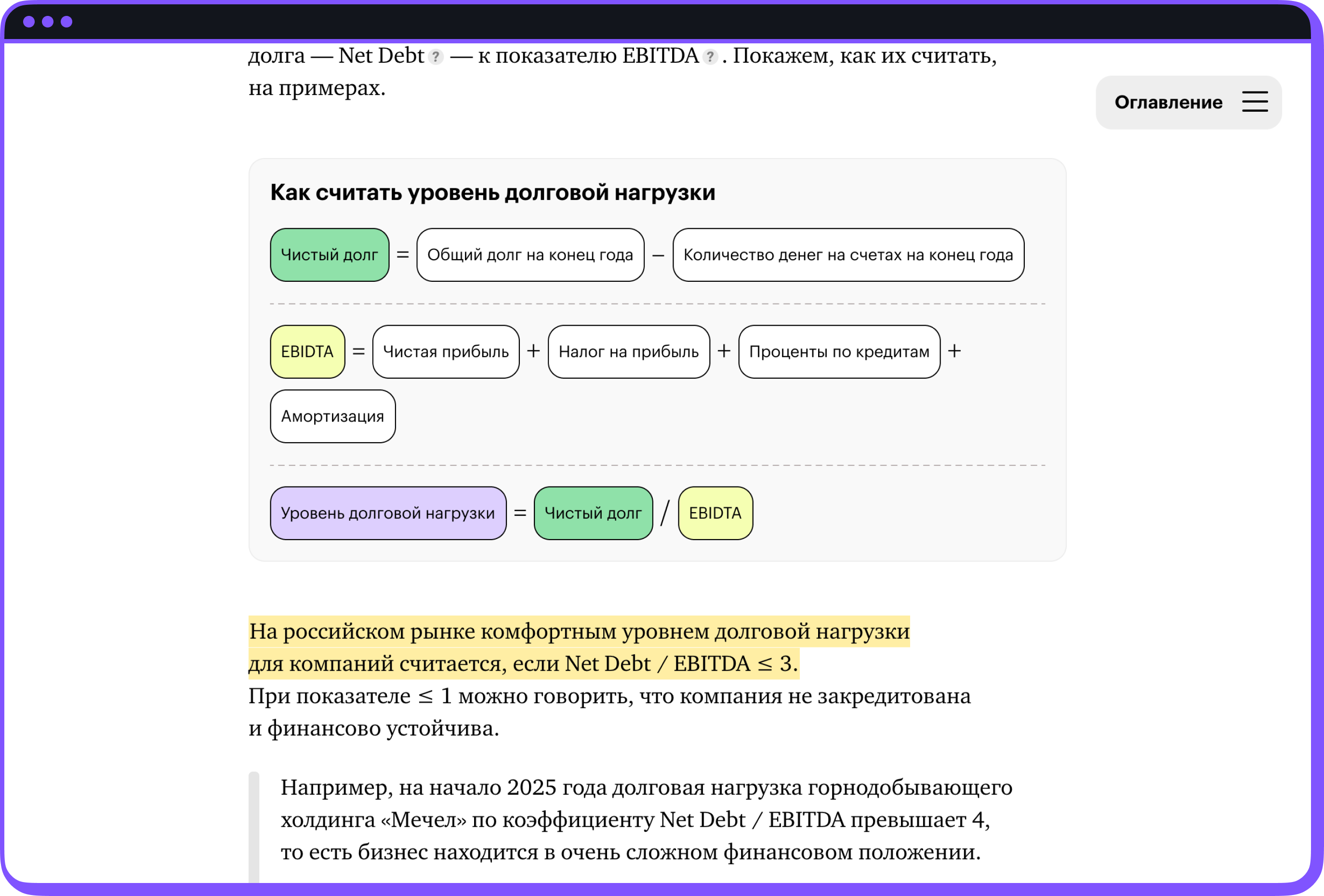 Скриншот уроков
