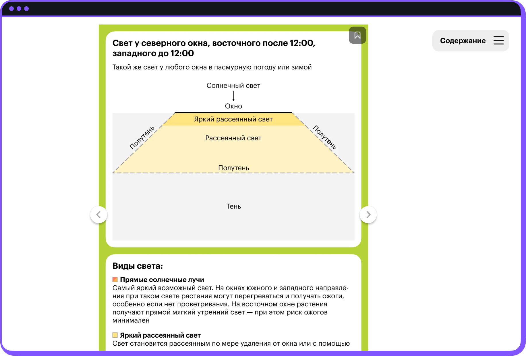 Скриншот уроков